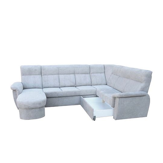 MODENA sedací souprava do U levá, šedá Aragon 83