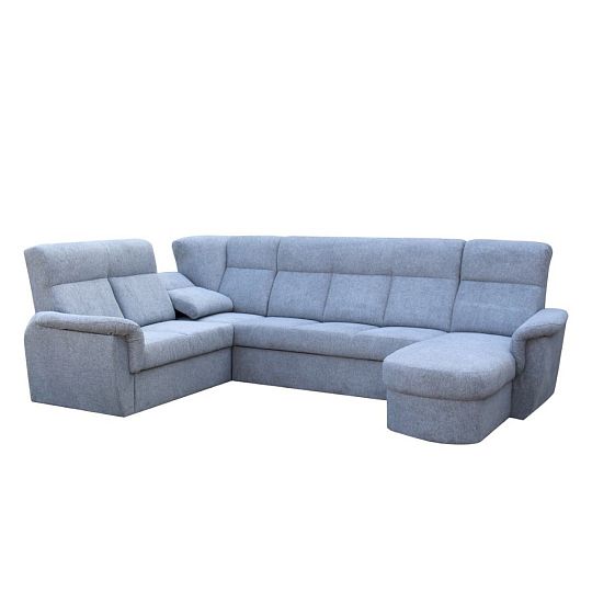 MODENA sedací souprava do U pravá, šedá Aragon 90