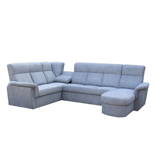 MODENA sedací souprava do U pravá, šedá Aragon 90