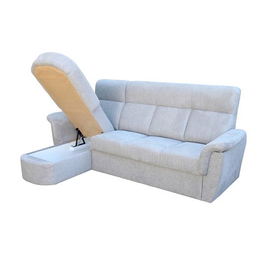 MODENA 3R rohová sedací souprava, pravá, šedá Aragon 83