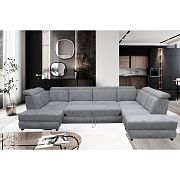 IRIS sedací souprava do U, pravá, šedá Aragon 90