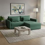 CANDY NEW rohová sedací souprava levá, zelená Bubble 12