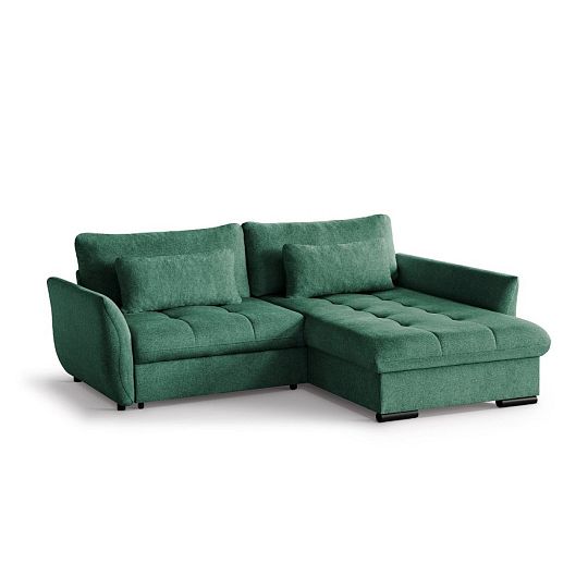 CANDY NEW rohová sedací souprava levá, zelená Bubble 12