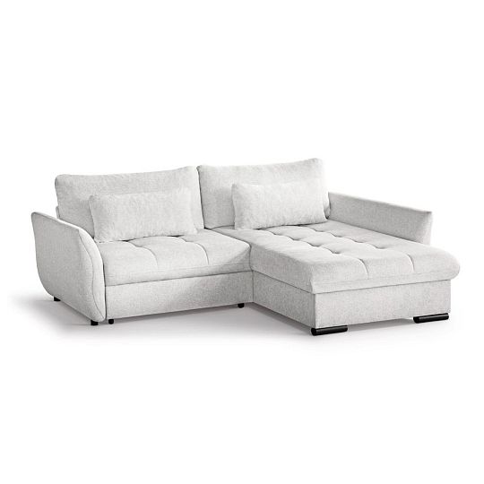 CANDY NEW rohová sedací souprava levá, sněhobílá Bubble 01