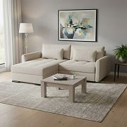 CANDY NEW rohová sedací souprava pravá, cappuccino Bubble 03