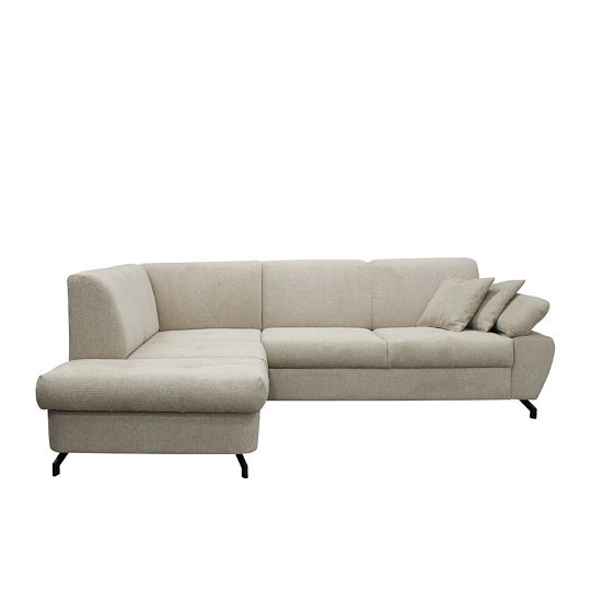 CORIAL rohová sedací souprava, pravá, smetanová Aragon 03