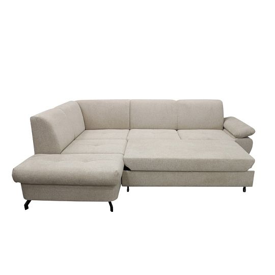 CORIAL rohová sedací souprava, pravá, smetanová Aragon 03