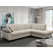 CORIAL rohová sedací souprava, levá, smetanová Aragon 03