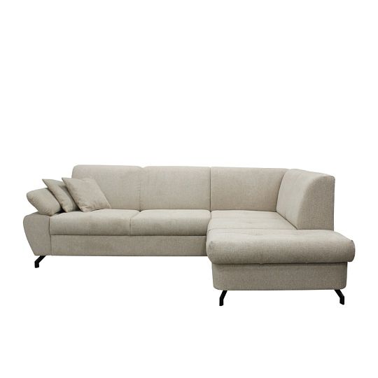 CORIAL rohová sedací souprava, levá, smetanová Aragon 03