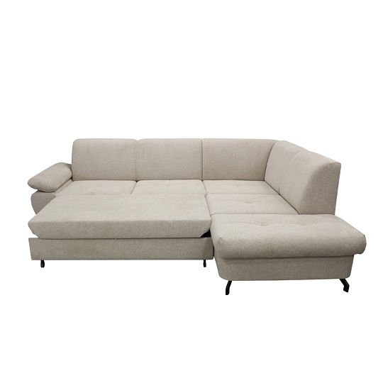 CORIAL rohová sedací souprava, levá, smetanová Aragon 03