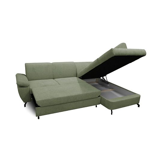 CORIAL rohová sedací souprava, levá, olivová Aragon 39