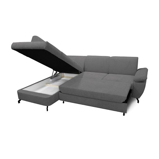 CORIAL rohová sedací souprava, pravá, antracit Aragon 97