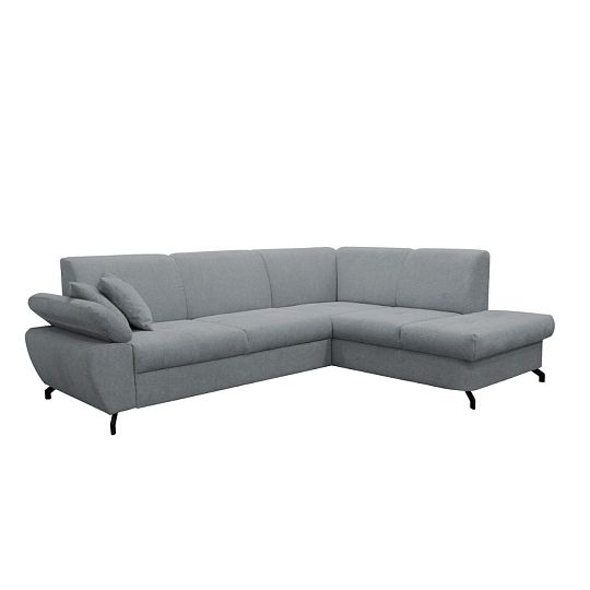 CORIAL rohová sedací souprava, levá, šedá Aragon 90