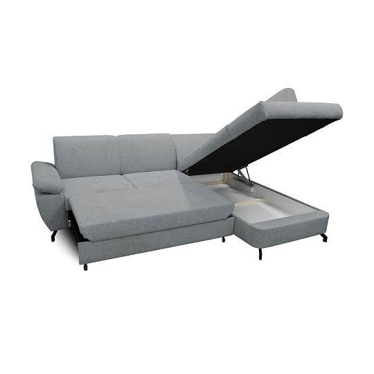 CORIAL rohová sedací souprava, levá, šedá Aragon 90