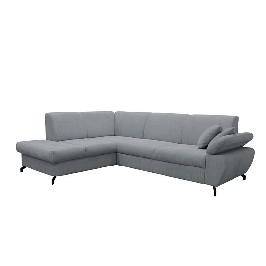 CORIAL rohová sedací souprava, pravá, šedá Aragon 90