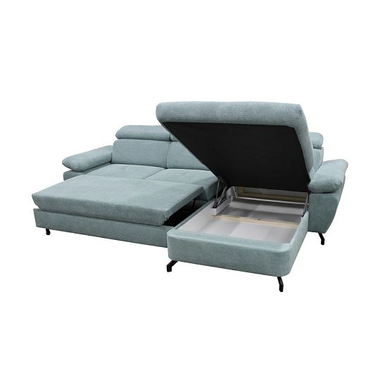 OPTIMAL II TRENDY rohová sedací souprava, levá, zelenkavá Bubble 13