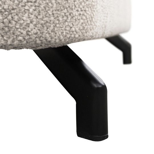 OPTIMAL II TRENDY rohová sedací souprava levá, bílá káva Bubble 02