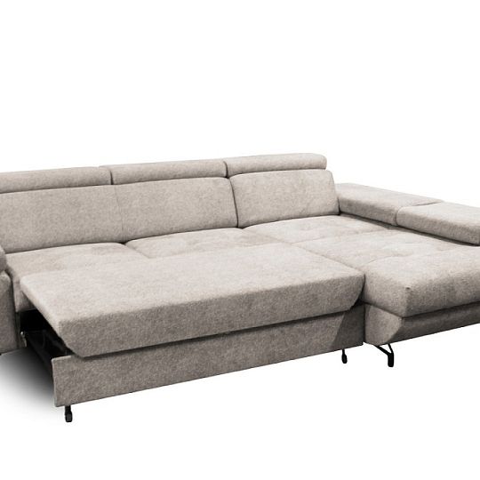 DABLIN CLASIC rohová sedací souprava, levá, bílá káva Bubble 2