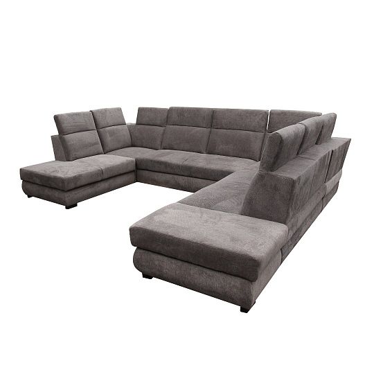 IRIS sedací souprava do U, pravá, grafitová Aragon 97