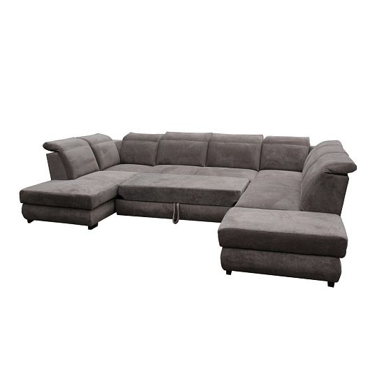 IRIS sedací souprava do U, pravá, grafitová Aragon 97