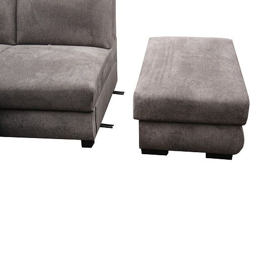 IRIS sedací souprava do U, pravá, grafitová Aragon 97