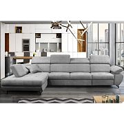 DABLIN MAXI rohová sedací souprava, pravá, šedá Bubble 06