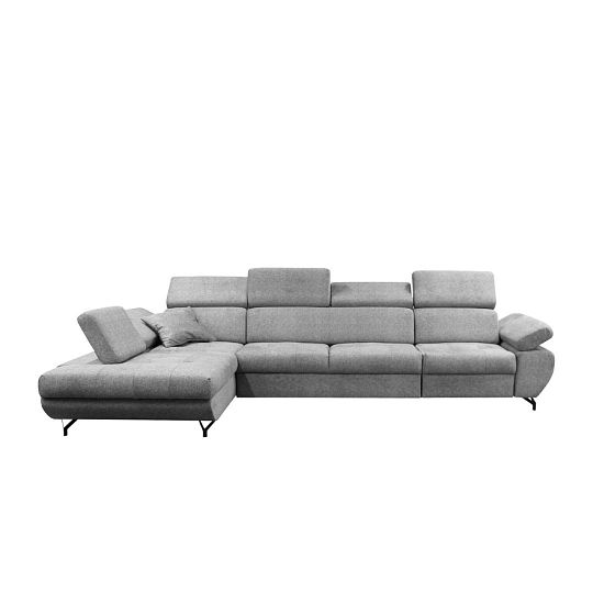 DABLIN MAXI rohová sedací souprava, pravá, šedá Bubble 06