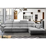 DABLIN MAXI rohová sedací souprava, levá, šedá Bubble 06