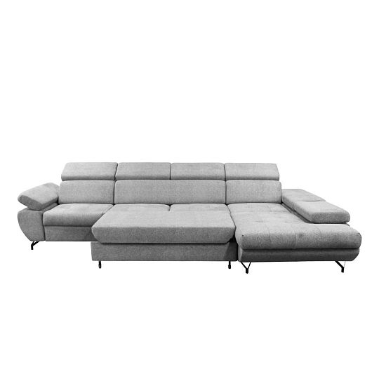 DABLIN MAXI rohová sedací souprava, levá, šedá Bubble 06