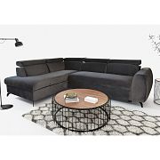 MONTELLO rohová sedací souprava, pravá, grafitová Castel 93