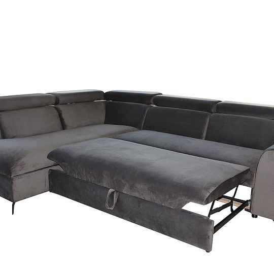 MONTELLO rohová sedací souprava, pravá, grafitová Castel 93