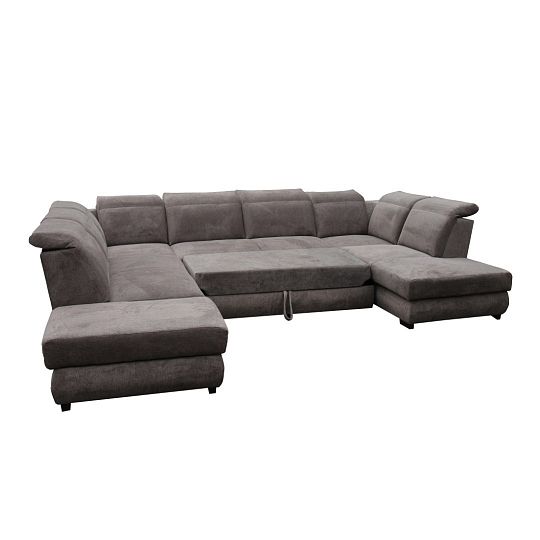 IRIS sedací souprava do U, levá, grafitová Aragon 97