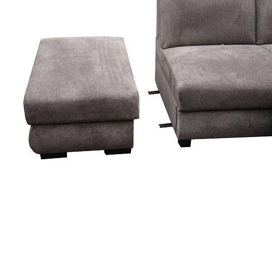 IRIS sedací souprava do U, levá, grafitová Aragon 97