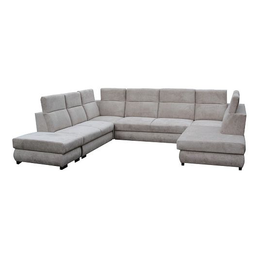 IRIS sedací souprava do U, levá, hnědá Aragon 20