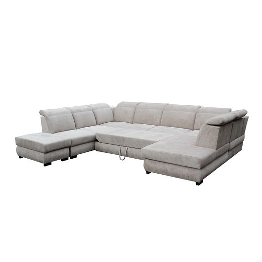 IRIS sedací souprava do U, levá, hnědá Aragon 20