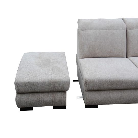 IRIS sedací souprava do U, levá, hnědá Aragon 20