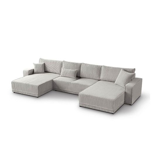 PIREUS sedací souprava do U, univerzální, béžová Poso 100