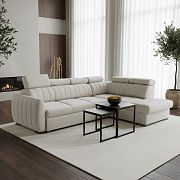 CUBE sedací souprava, levá, smetanová Castel 03