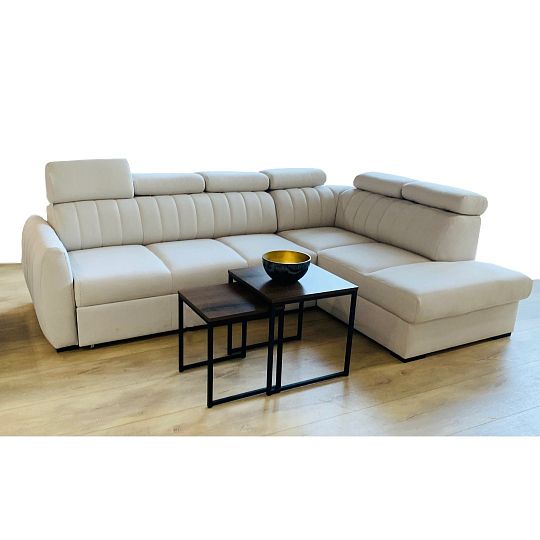 CUBE sedací souprava, levá, smetanová Castel 03