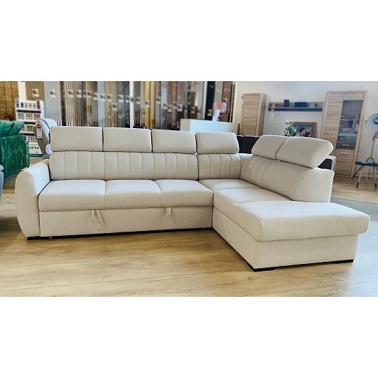 CUBE sedací souprava, levá, smetanová Castel 03