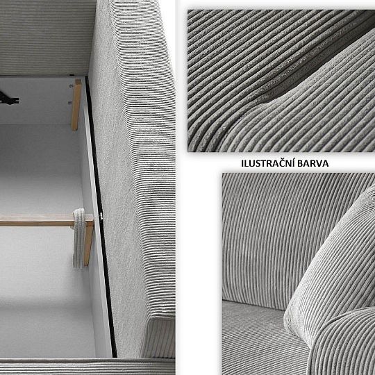 PIREUS rozkládací pohovka, béžová