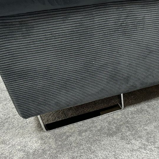 ROMANTIKA sedací souprava do U, levá, tmavě šedá Manila 19