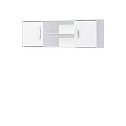 PRESTIGE NEW 06 závěsná skříňka 120 cm, bílá/bílá/úchyt bílá