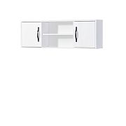 PRESTIGE NEW 06 závěsná skříňka 120 cm, bílá/bílá/úchyt černá