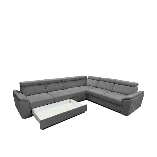 OXFORD rohová sedací souprava, univerzální, šedá Wind 89