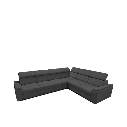 OXFORD rohová sedací souprava, univerzální, černá Wind 99