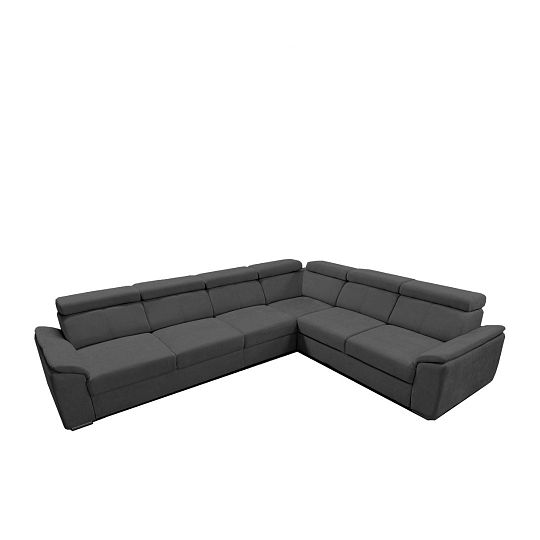 OXFORD rohová sedací souprava, univerzální, černá Wind 99