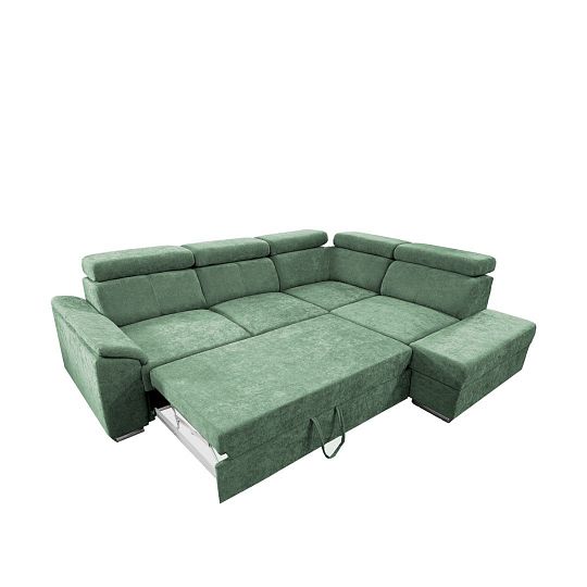 DOMINO rohová sedací souprava, levá, olivová Wind 34
