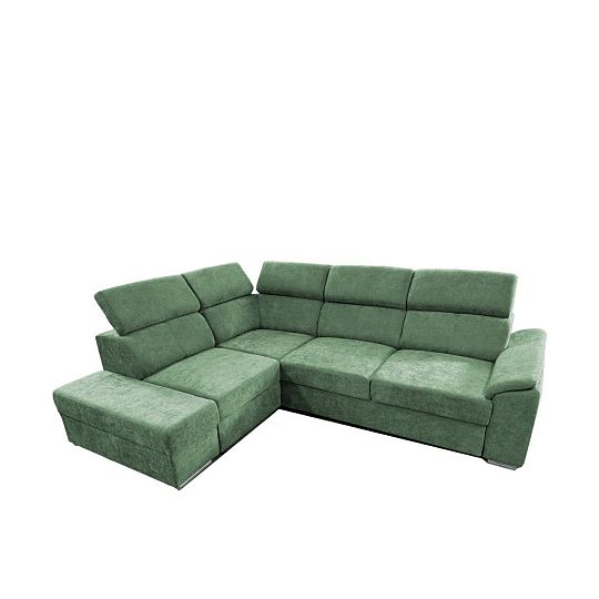 DOMINO rohová sedací souprava, pravá, olivová Wind 34