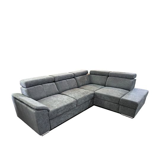 DOMINO rohová sedací souprava, levá, šedá Wind 89